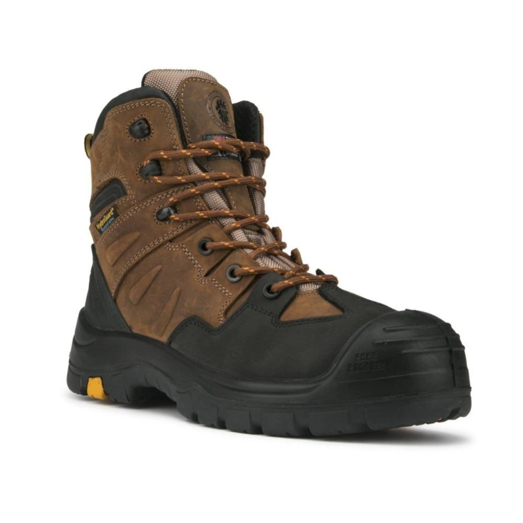 ROCKROOSTER Woodland Braun Wasserdichte Sicherheitsstiefel AK669 Dein Fels in der Brandung für jeden Arbeitstag！